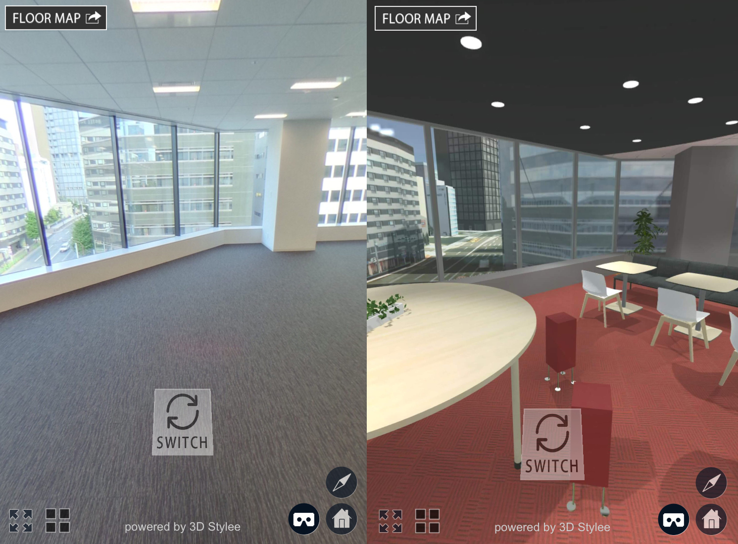 エンパイヤビルのVR内覧コンテンツ